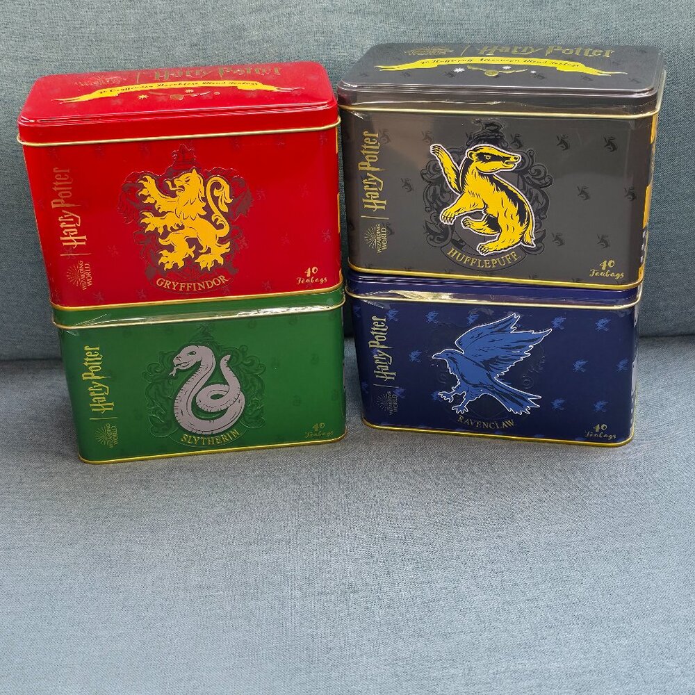 Set of 4 Harry Potter Wizarding Wall Empty Tins